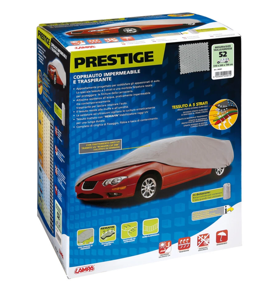 TELO COPRIAUTO "PRESTIGE" - 52 - CM 190X200X510  20581
