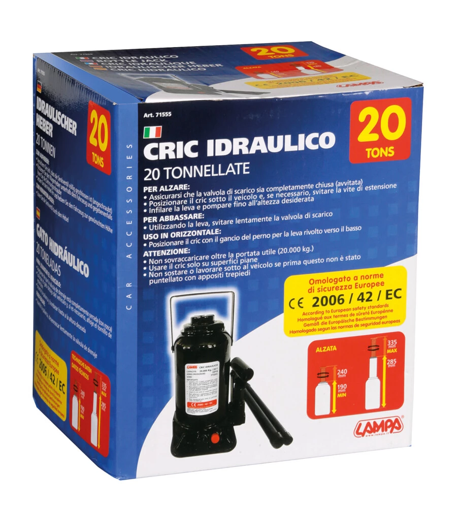 CRIC IDRAULICO - 20.000 KG  71555