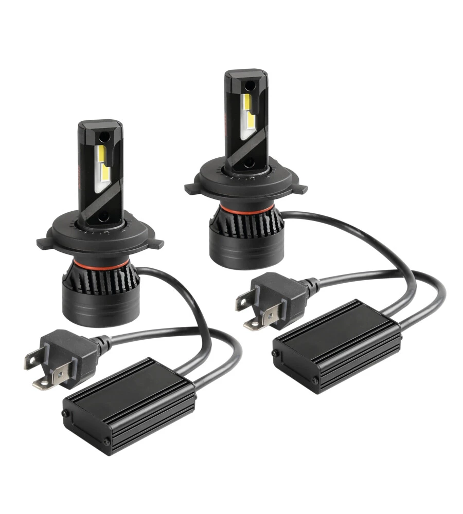 LAMPADE LED PER AUTO 9-32V HALO LED SERIE 9 ULTRA POWER COMPACT - (H4) - 45W - P43T - 2 PZ  - SCATOLA  57763