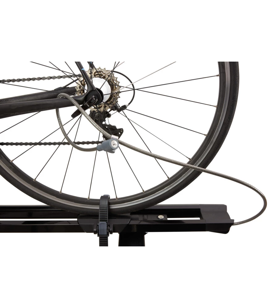 PORTA BICICLETTA DA TETTO "HIGHROAD"  CON FISSAGGIO RUOTA ANTERIORE COLORE NERO Y8002124