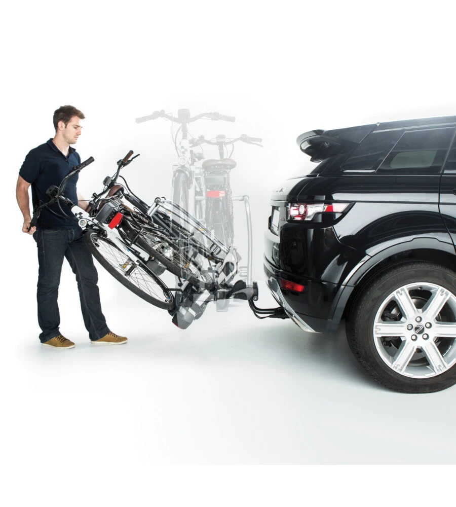PORTABICICLETTE PER GANCIO TRAINO "JUSTCLICK" PER 2 BICI Y8002486
