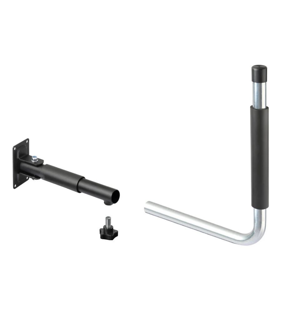 COPPIA SUPPORTI DA PARETE PER BOX TETTO TIPO 1, LATERALE  N60050 - NORDRIVE