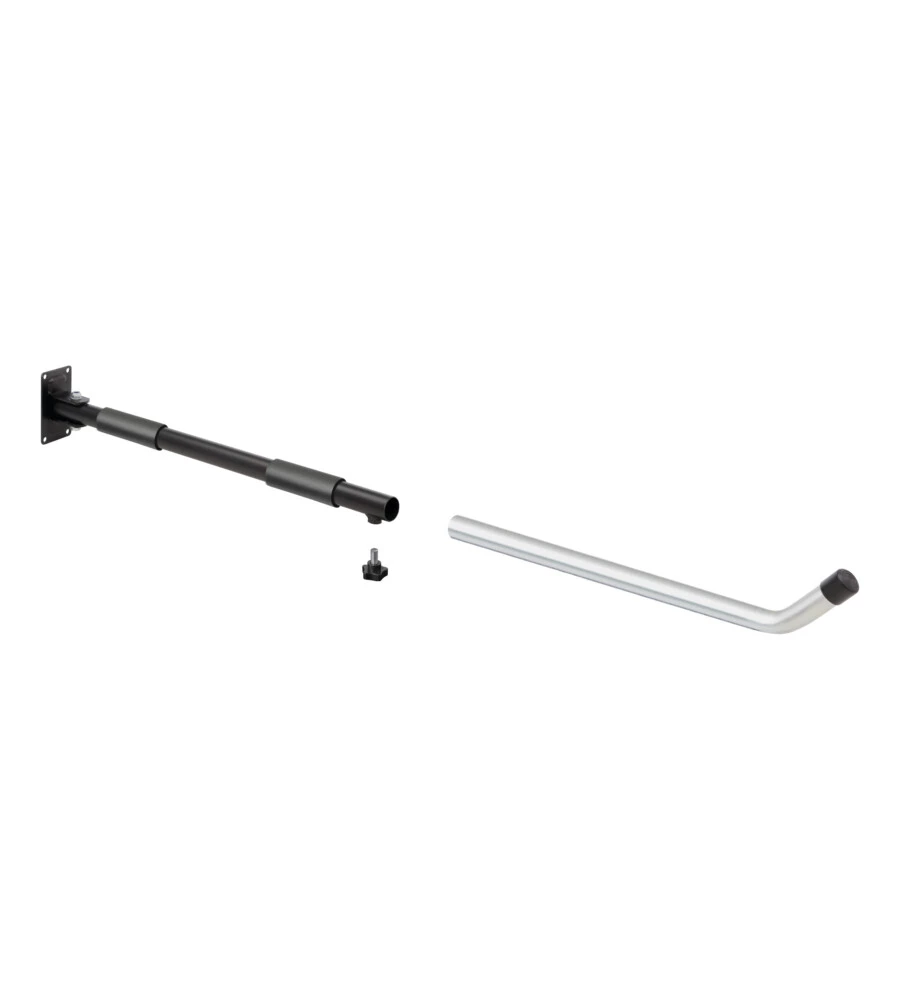 COPPIA SUPPORTI DA PARETE PER BOX TETTO TIPO 2, ORIZZONTALE  N60051 - NORDRIVE