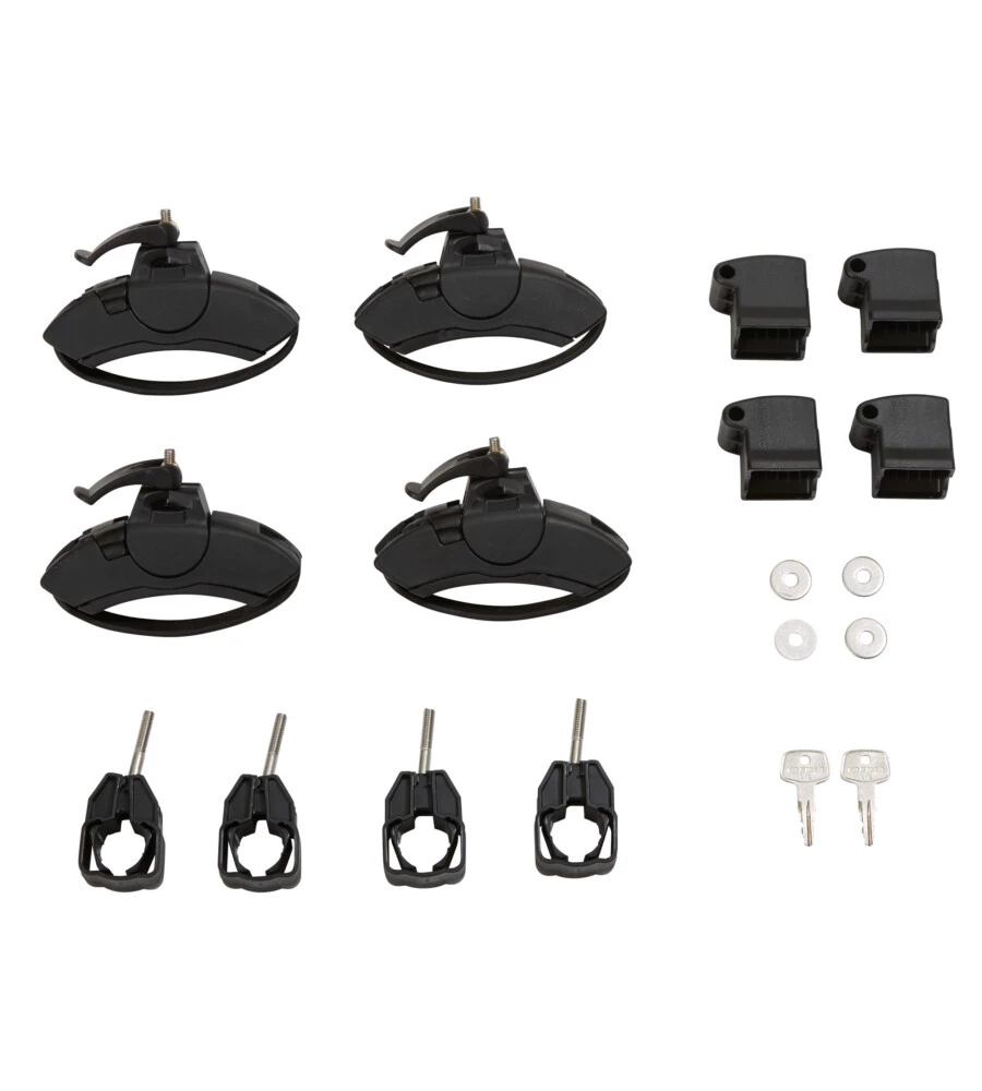 PORTASCI PER BARRE DA TETTO FATCAT 4 EVO BLACK  Y8003075