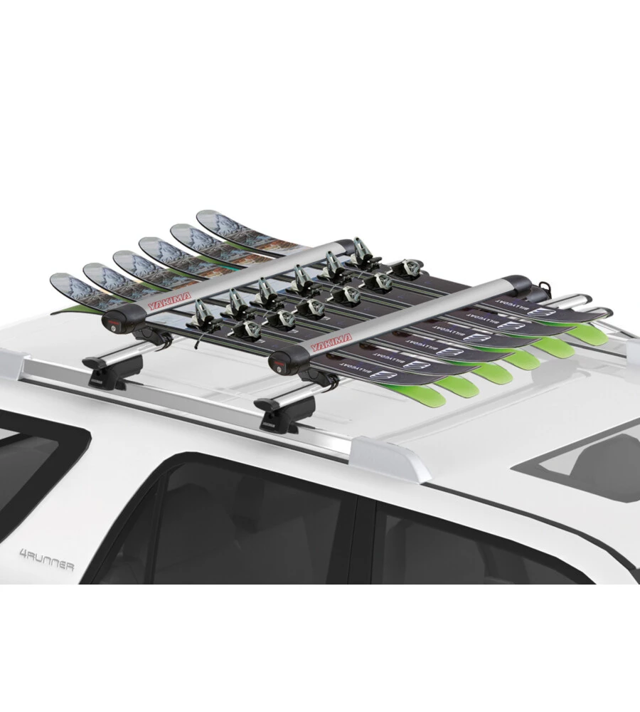 PORTASCI PER BARRE DA TETTO FATCAT 6 EVO SILVER  Y8003086