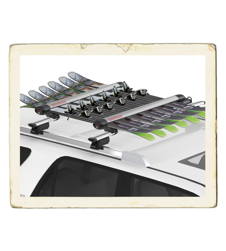 PORTASCI PER BARRE DA TETTO FATCAT 6 EVO SILVER  Y8003086