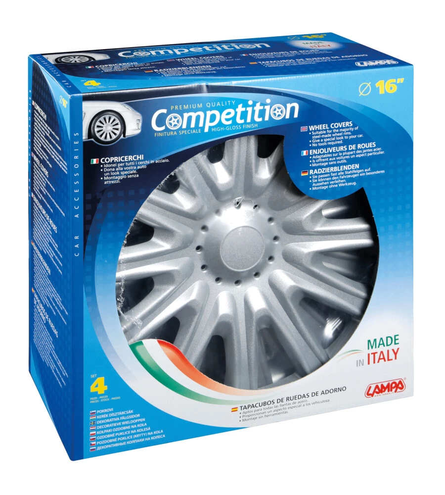 COPRICERCHI PER AUTO "MISANO" - Ø 16"  30830