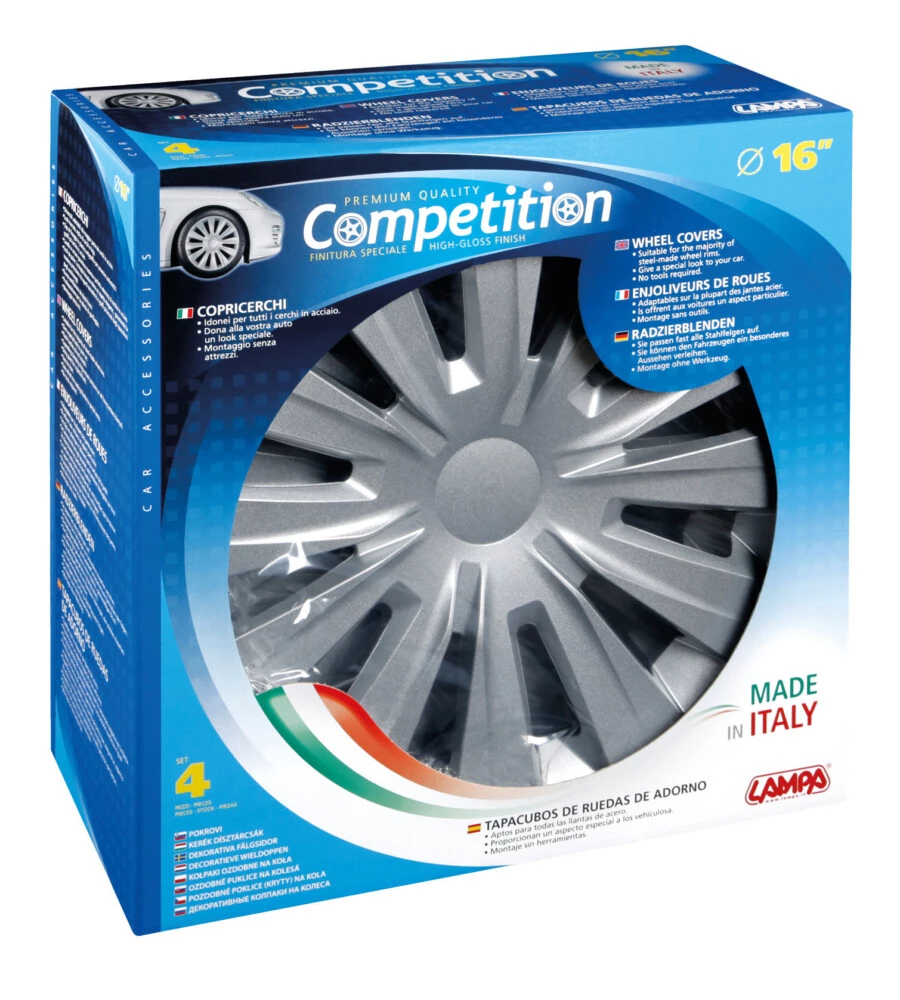 COPRICERCHI PER AUTO "MUGELLO" - Ø 16"  30840
