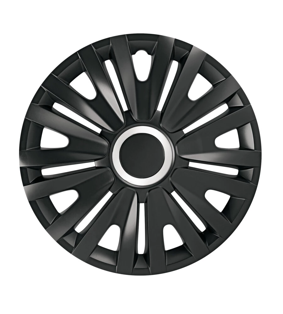 COPRICERCHI PER AUTO "ROYAL BLACK" - Ø 16" PILOT  31553