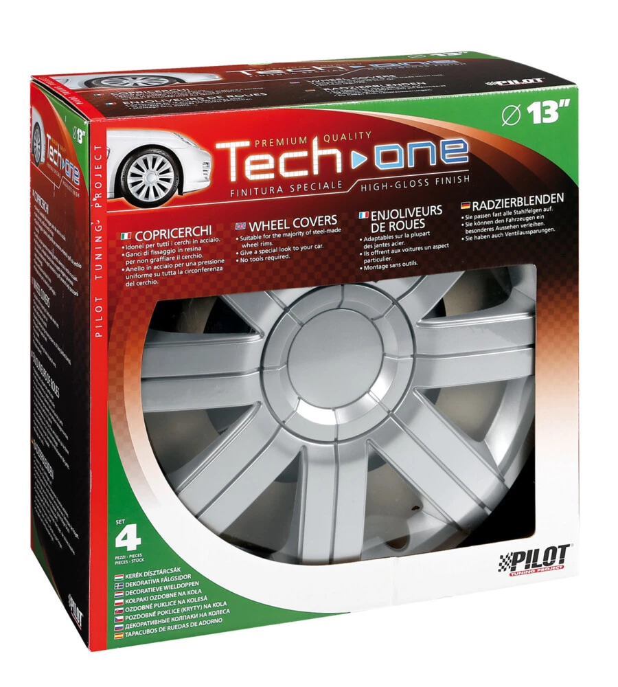 COPRICERCHI PER AUTO "SPORTIVE" - Ø 13" PILOT  31495