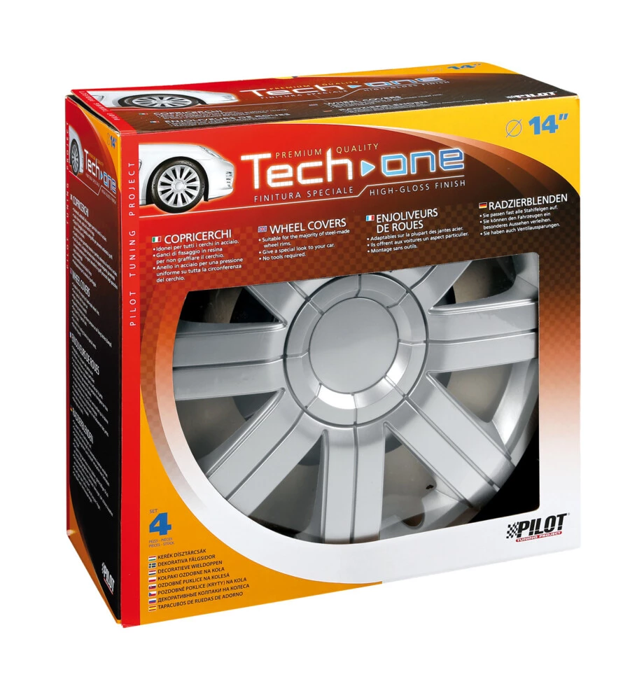 COPRICERCHI PER AUTO "SPORTIVE" - Ø 14" PILOT  31496