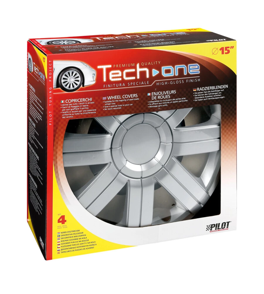 COPRICERCHI PER AUTO "SPORTIVE" - Ø 15" PILOT  31497
