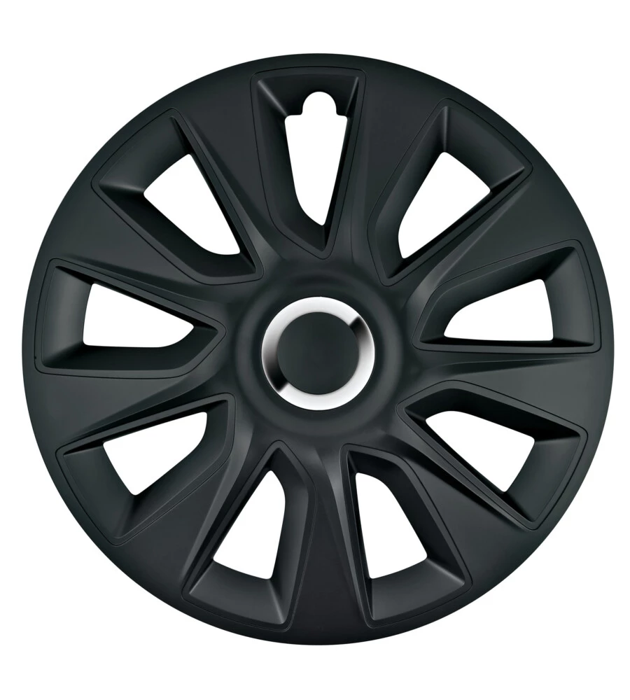 COPRICERCHI PER AUTO "STRATOS RC BLACK" - Ø 13" PILOT  31605