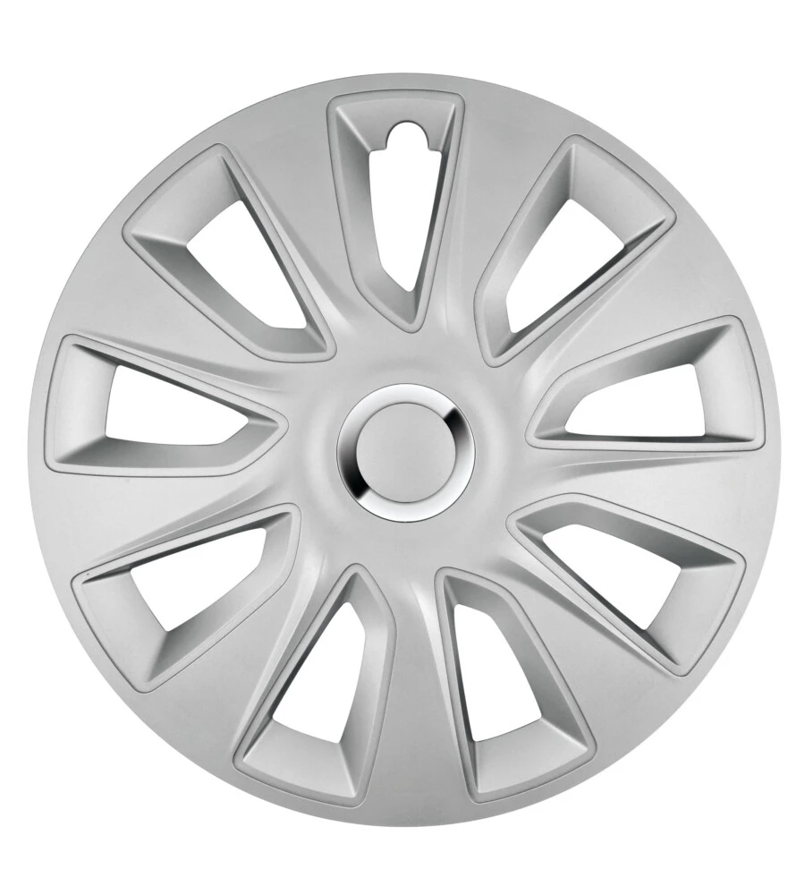 COPRICERCHI PER AUTO "STRATOS RC SILVER" - Ø 13" PILOT  31595