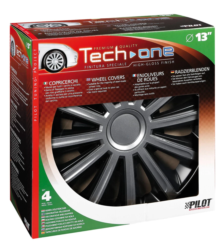 COPRICERCHI PER AUTO TREND BICOLOUR - Ø 13" PILOT  31570