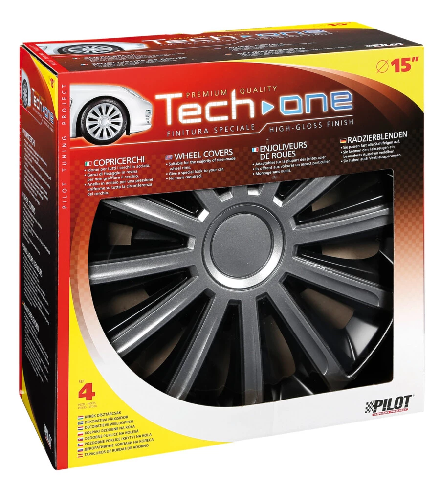 COPRICERCHI PER AUTO TREND BICOLOUR - Ø 15" PILOT  31572