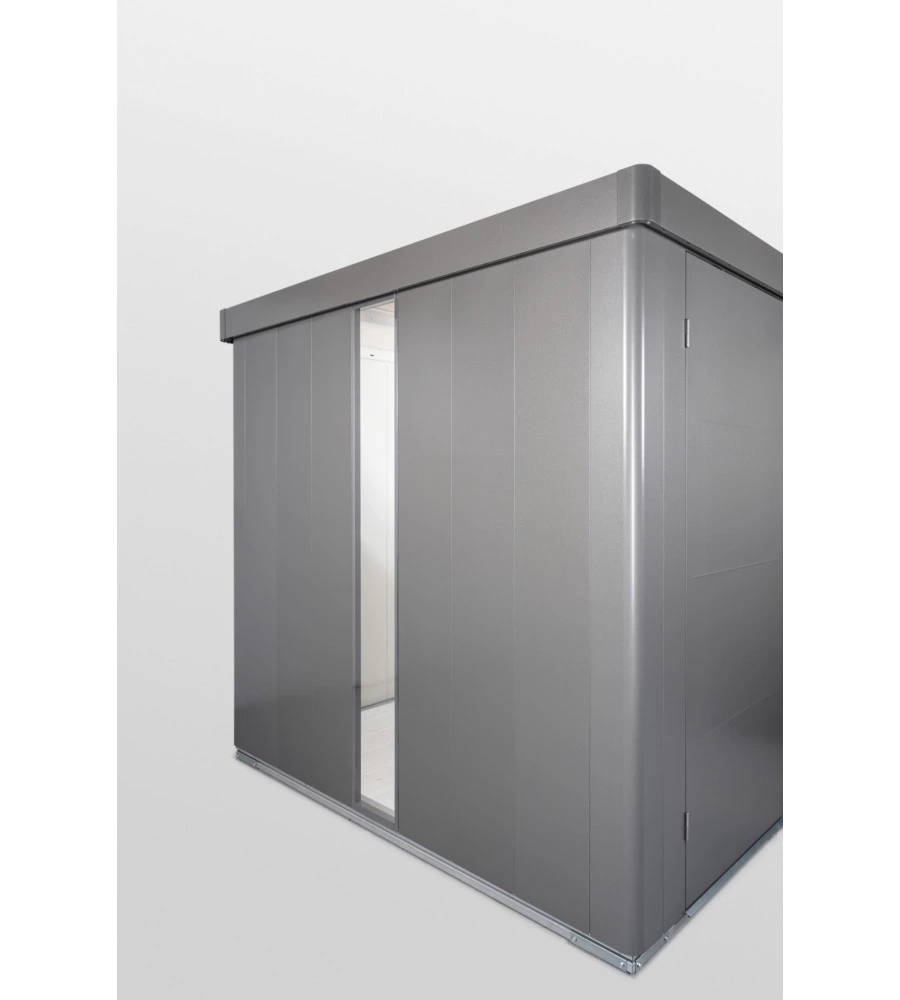 BIOHORT ELEMENTO IN VETRO ACRILICO PER CASETTA ATTREZZI NEO GRIGIO QUARZO