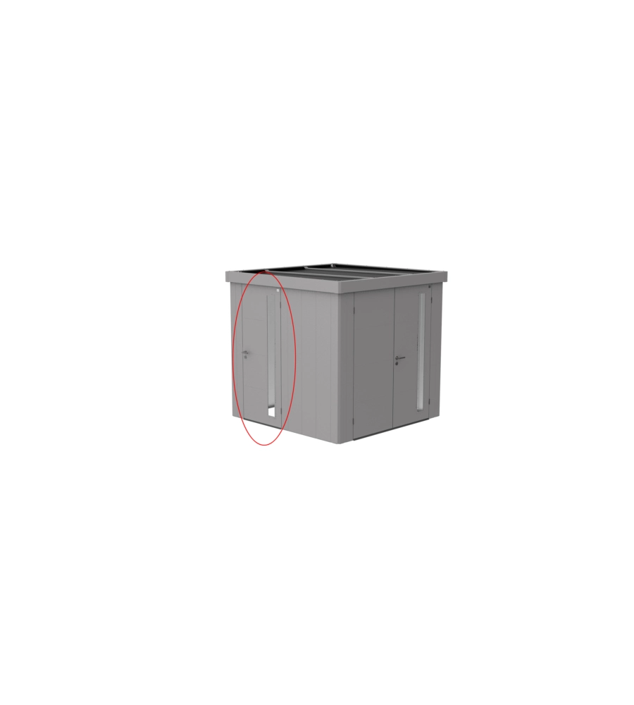 PORTA SUPPLEMENTARE PER CASETTA ATTREZZI NEO ARGENTO METALLIZZATO