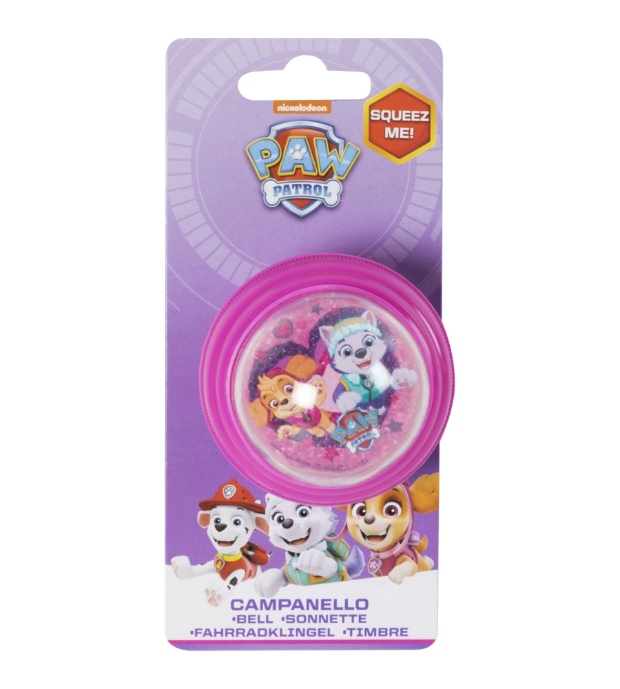 CAMPANELLO CICLO "PAW PATROL GIRL" MODELLO SQUEEZY