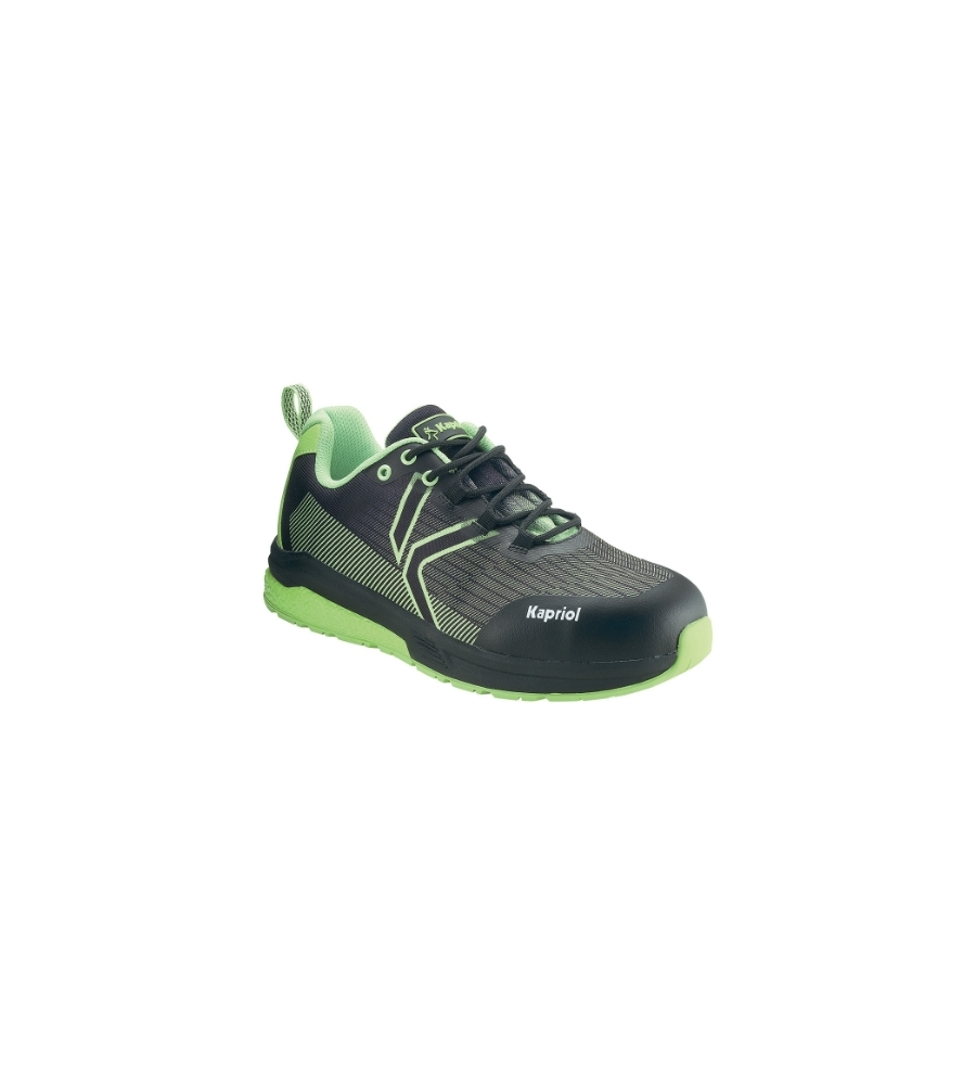 SCARPA ANTINFORTUNISTICA KAPRIOL "AIRISE KNIT" COLORE VERDE/NERO, TG 45