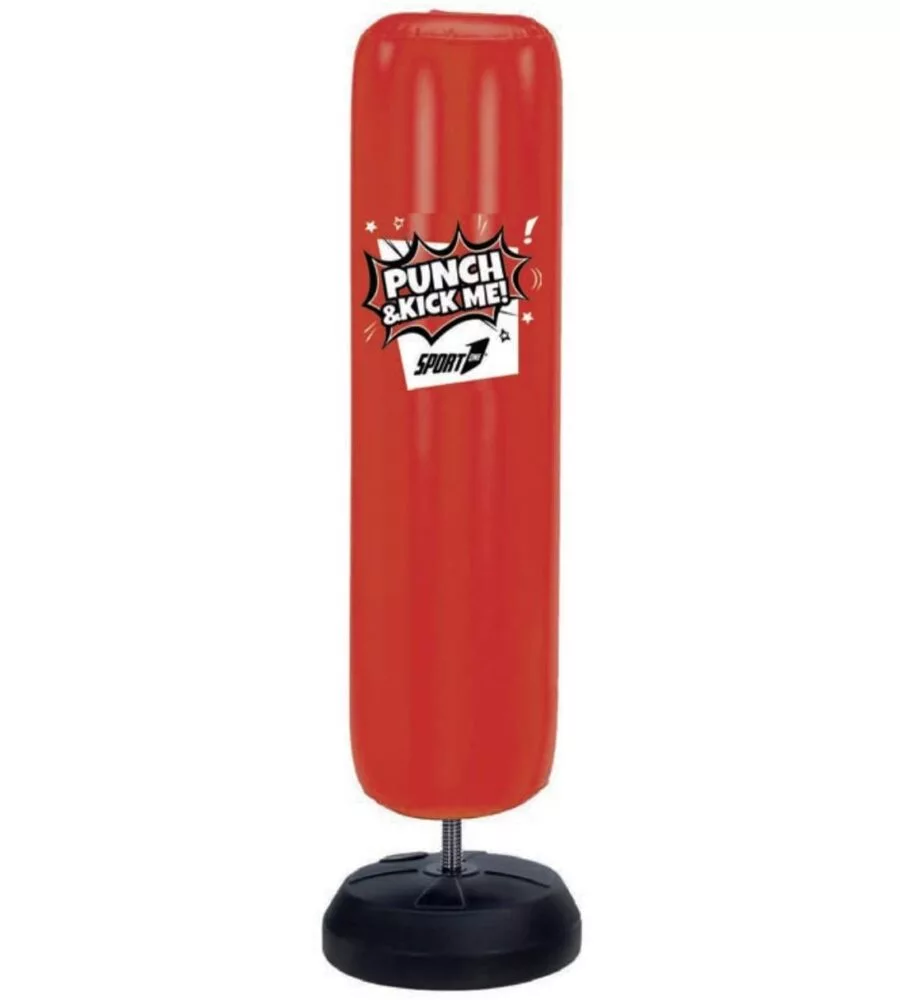 SACCO DA BOXE PUGILATO PER BAMBINI GONFIABILE PUNCH BAG DA 150 CM