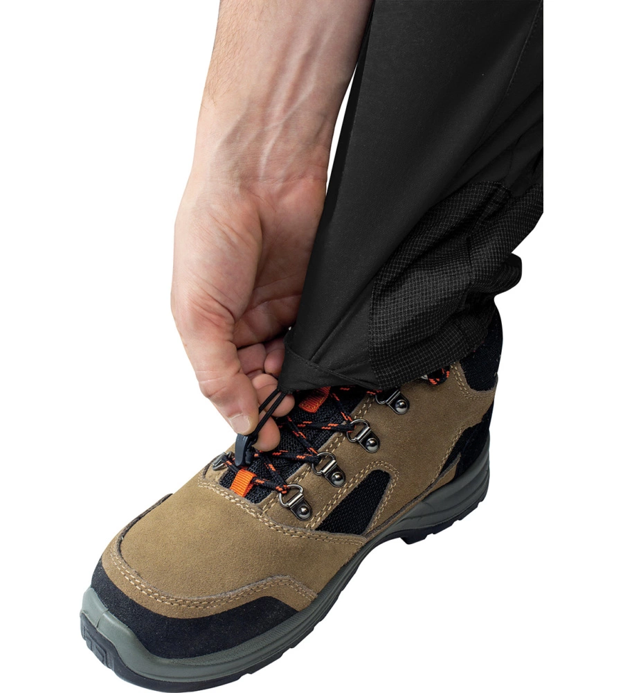 KAPRIOL PANTALONE DA LAVORO "TECH" NERO, TG XXXL