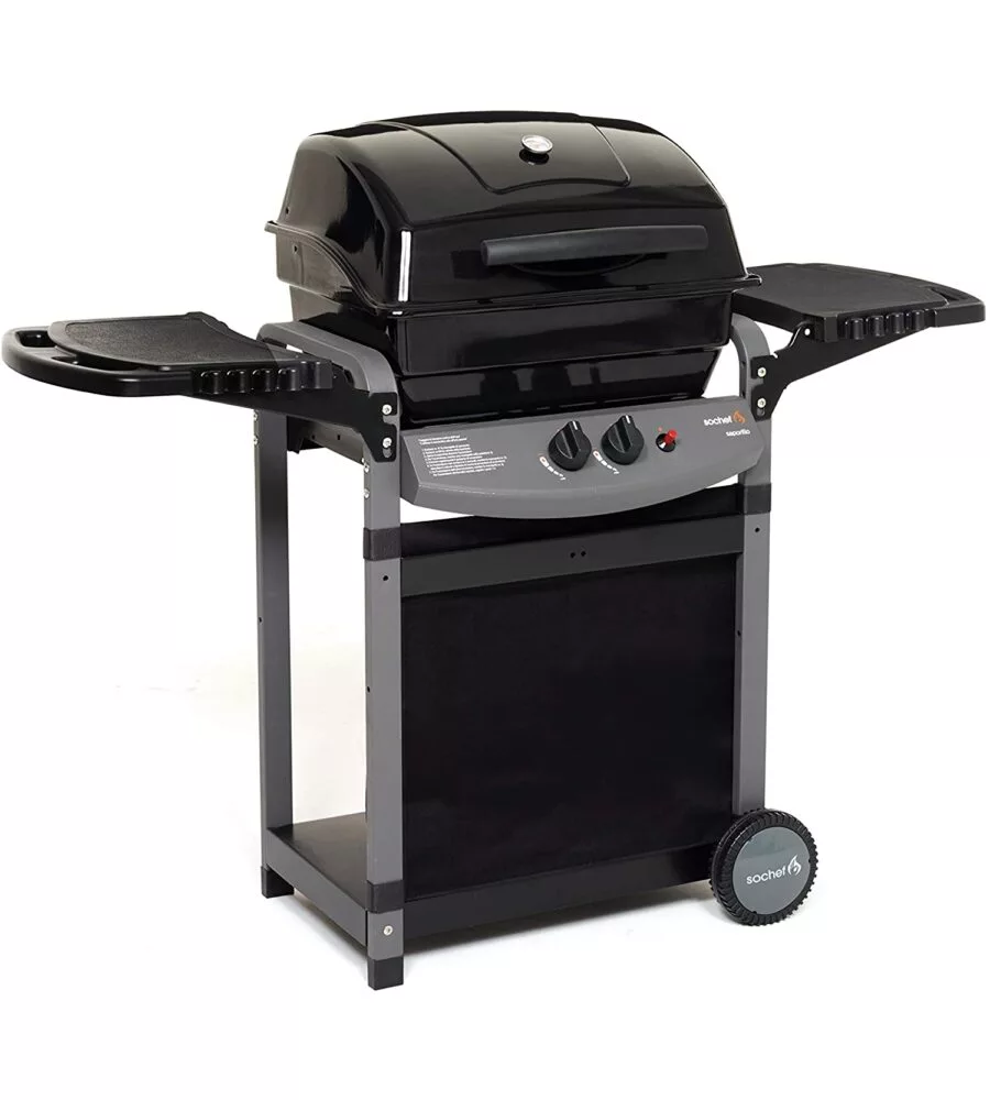 BARBECUE A GAS SOCHEF "SAPORILLO" CON COTTURA AUSTRALIANA 2 BRUCIATORI