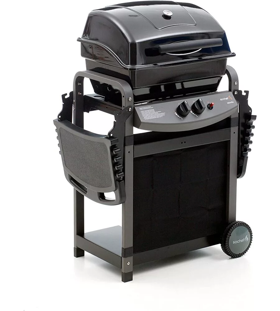 BARBECUE A GAS SOCHEF "SAPORILLO" CON COTTURA AUSTRALIANA 2 BRUCIATORI