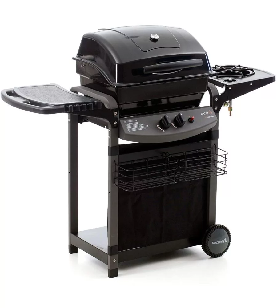 BARBECUE A GAS SOCHEF "PIU SAPORILLO" CON COTTURA AUSTRALIANA 2 BRUCIATORI