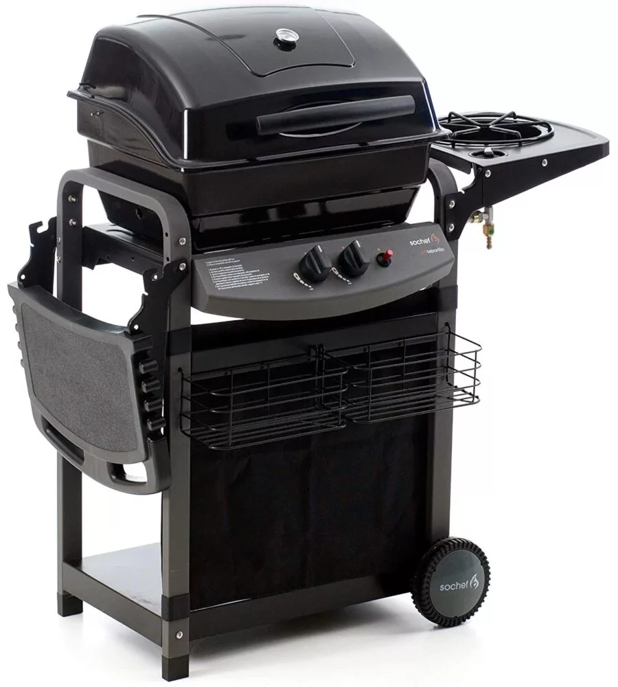 BARBECUE A GAS SOCHEF "PIU SAPORILLO" CON COTTURA AUSTRALIANA 2 BRUCIATORI