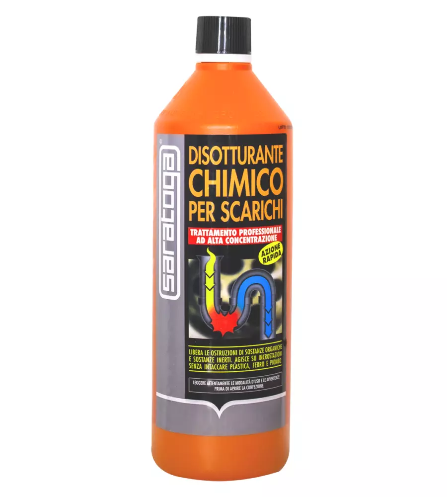 DISOTTURANTE CHIMICO PER SCARICHI, 1 LITRO