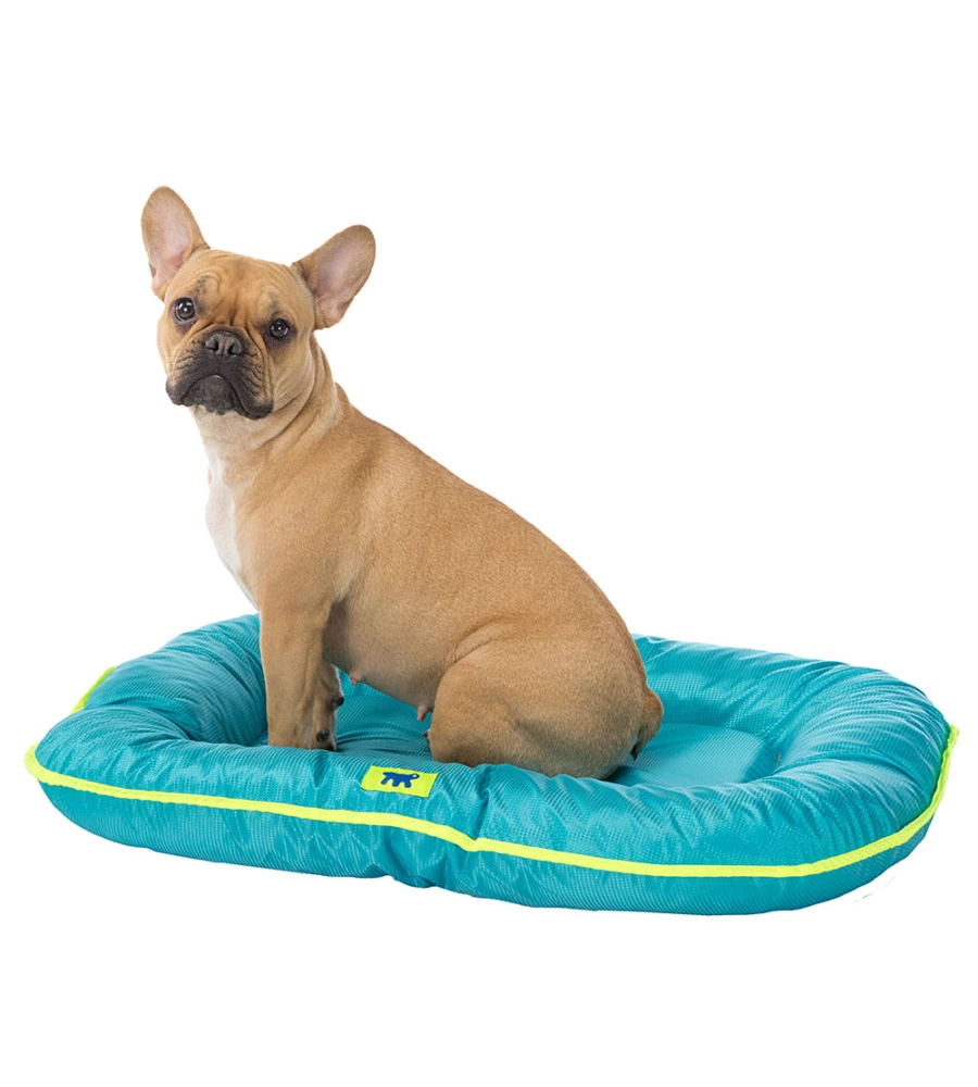 CUSCINO PER CANI "OSCAR 80" AZZURRO, 80X60X11 CM - FERPLAST