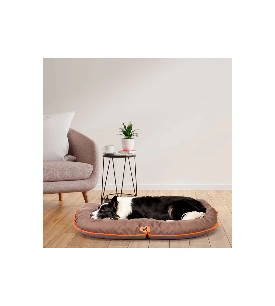 CUSCINO PER CANI "OSCAR 80" MARRONE, 80X60X11 CM - FERPLAST