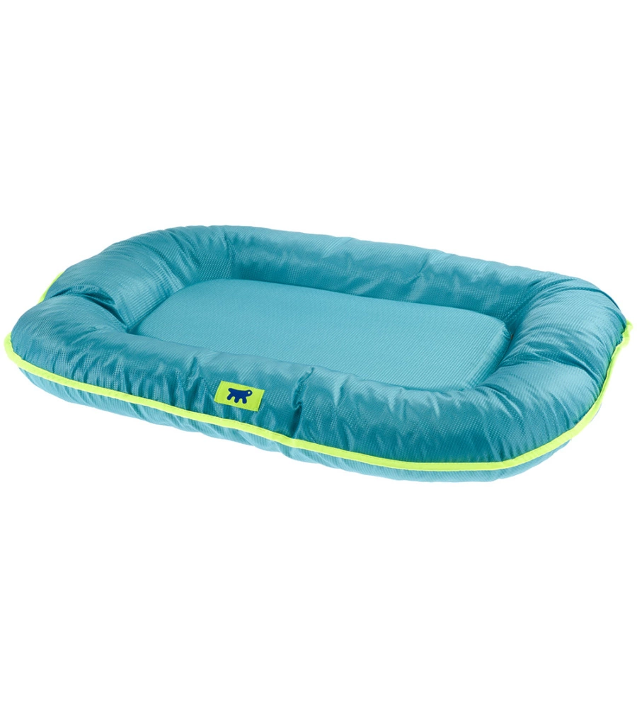 CUSCINO PER CANI "OSCAR 100" AZZURRO, 100X70X12 CM - FERPLAST