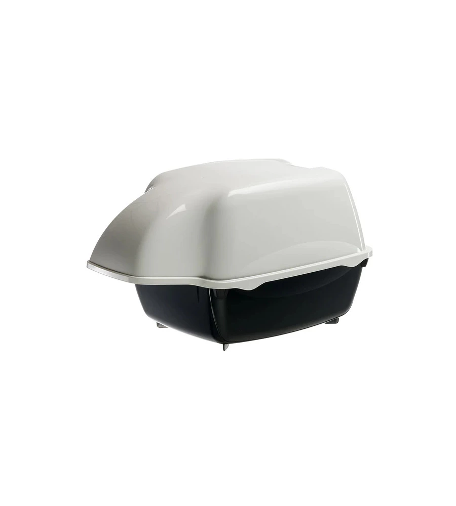 LETTIERA TOILETTE GATTO PER ESTERNO CHIUSA FERPLAST "COSMIC OUTDOOR" GRIGIO E NERO 43,5X73,5X41 CM
