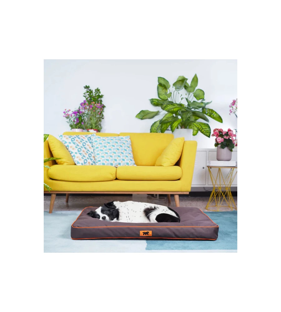 CUSCINO "POLO 110" MARRONE, 110X70X8 CM - FERPLAST