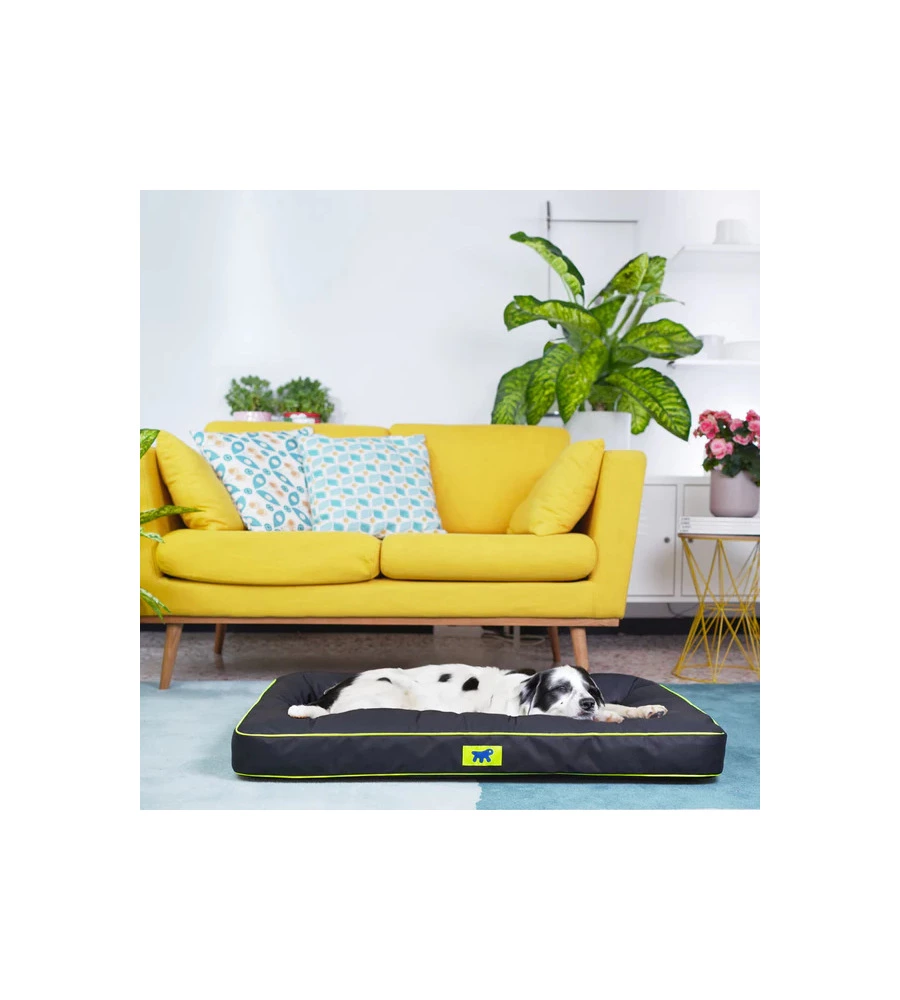 CUSCINO "POLO 110" NERO, 110X70X8 CM - FERPLAST