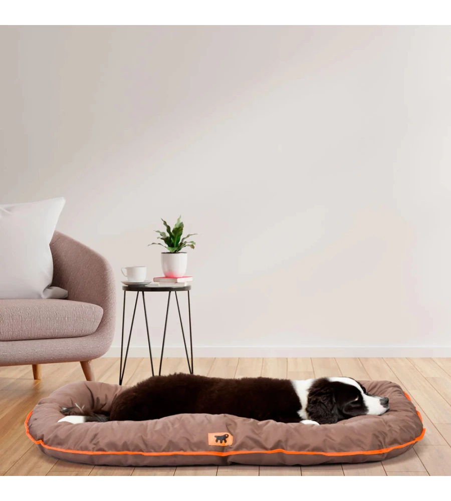 CUSCINO "OSCAR 120" MARRONE, 120X80X13,5 CM - FERPLAST