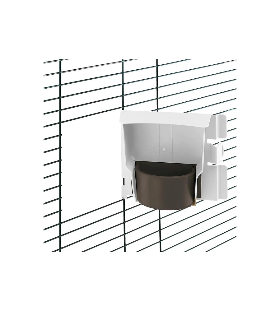 GABBIA PER UCCELLI "GRETA" NERA, 69.5X44.5XH84 CM - FERPLAST