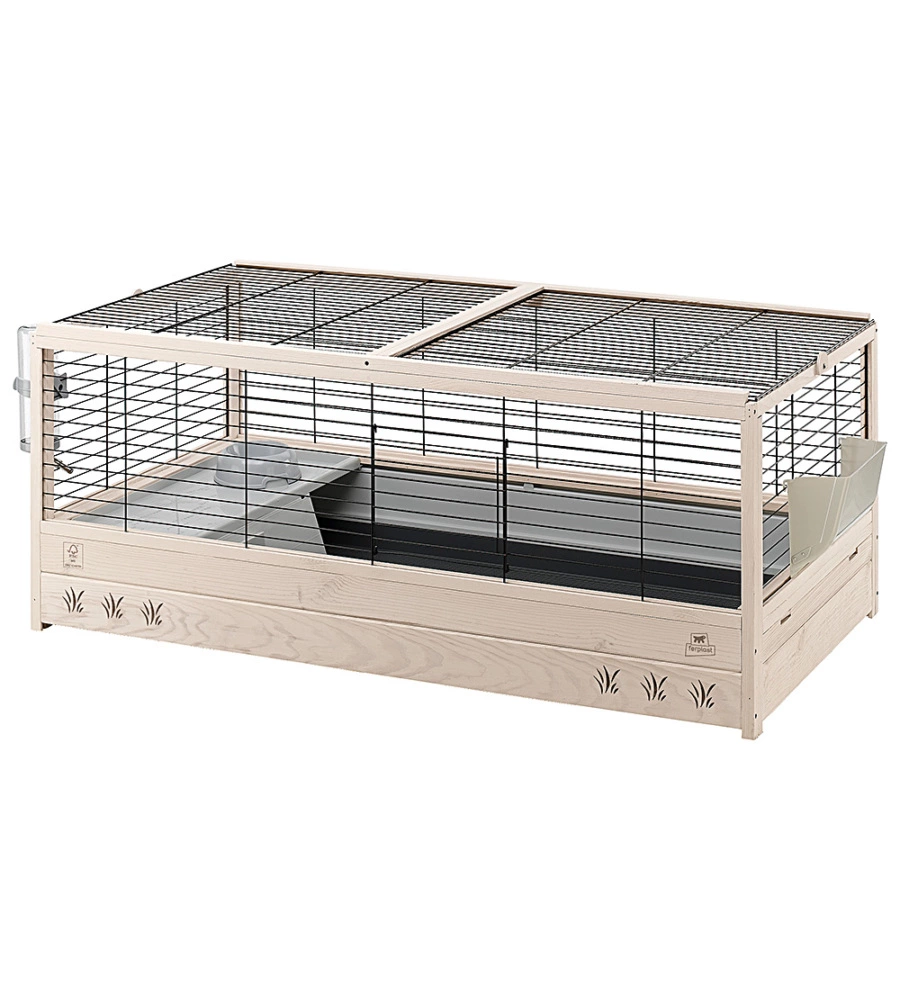 GABBIA PER CONIGLI "ARENA 120", 125X64,5X51 CM - FERPLAST