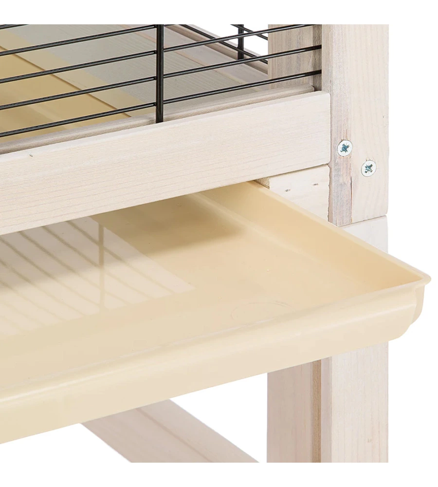 VOLIERA PER UCCELLI "WILMA" IN LEGNO, 83X67X158.5 CM - FERPLAST