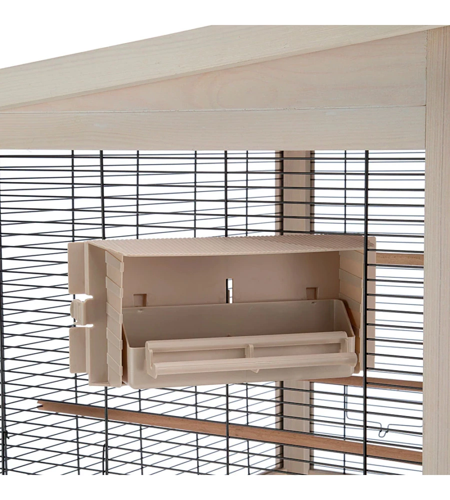VOLIERA PER UCCELLI "WILMA" IN LEGNO, 83X67X158.5 CM - FERPLAST