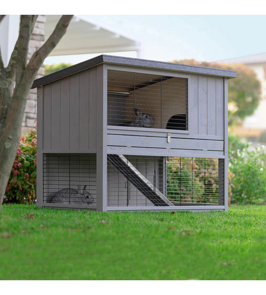 GABBIA PER CONIGLI "RANCH 120", 117X67,5X95,5 CM - FERPLAST
