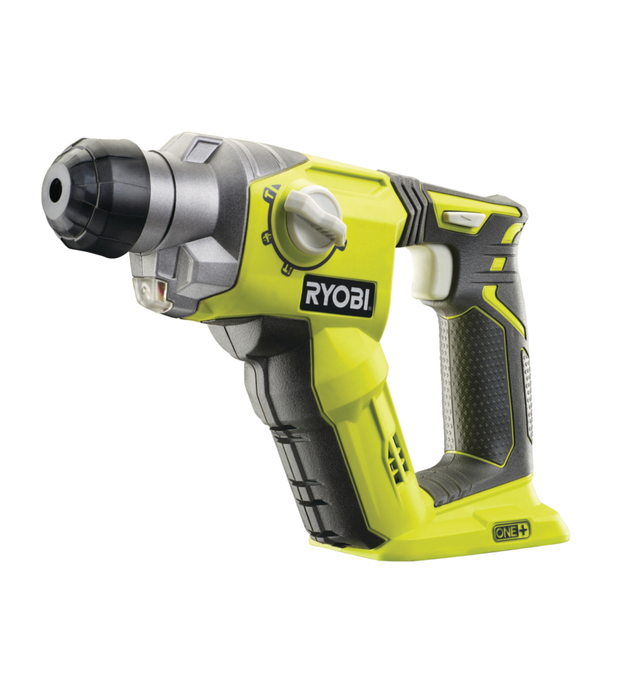 TRAPANO TASSELLATORE A BATTERIA RYOBI "R18SDS-0" 3+1 FUNZIONI 18V, SOLO CORPO MACCHINA