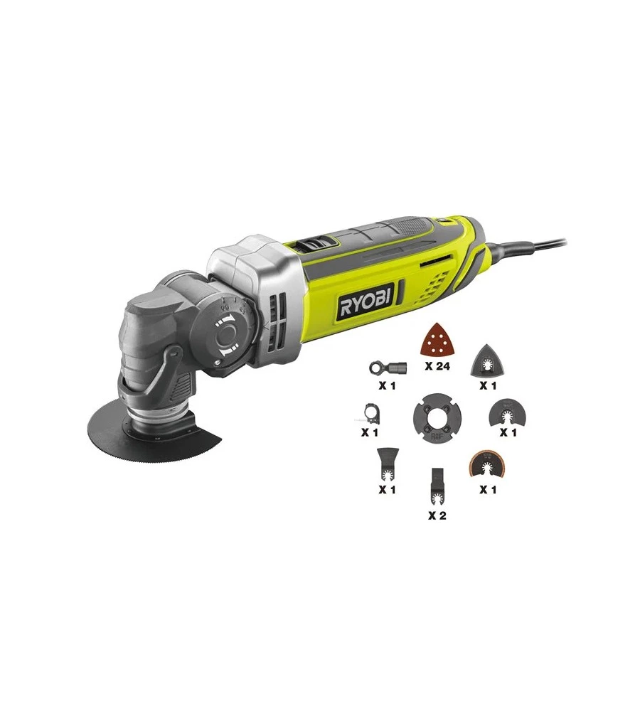 UTENSILE MULTIFUNZIONE ELETTRICO RYOBI "RMT300-SA" 300W CON TESTA SNODABILE