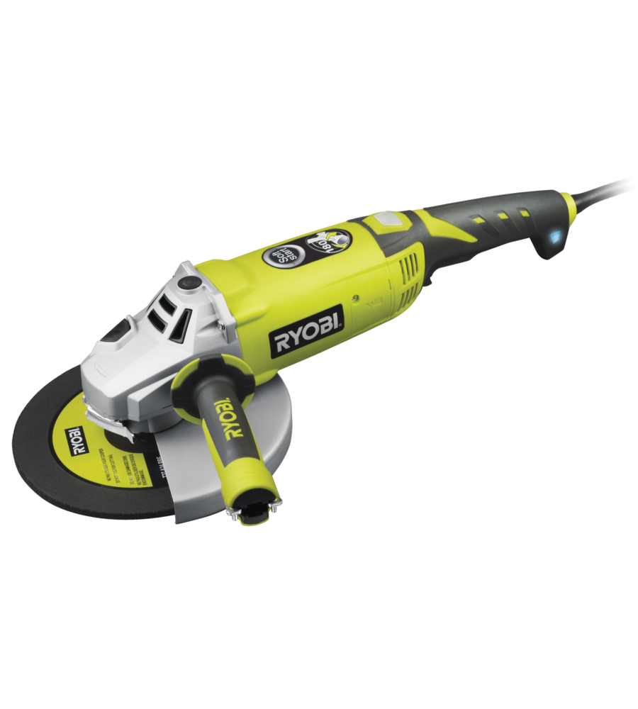 SMERIGLIATRICE ANGOLARE ELETTRICA RYOBI "EAG2000RS" 2000 W 230 MM