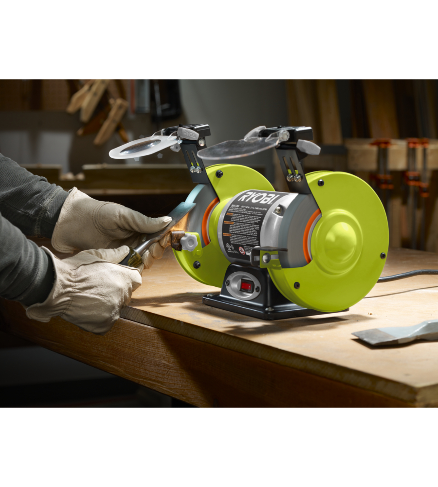 SMERIGLIATRICE DA BANCO RBG6G ELETTRICA 250W - RYOBI