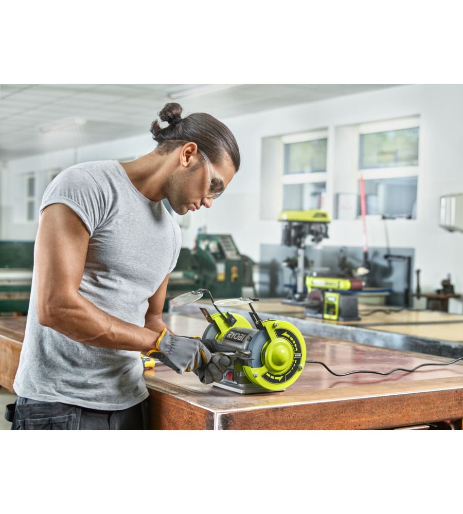 SMERIGLIATRICE DA BANCO RBG6G ELETTRICA 250W - RYOBI