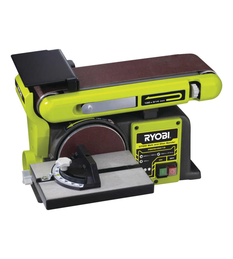LEVIGATRICE A NASTRO E DISCO ELETTRICA RYOBI "RBDS4601G" 375W