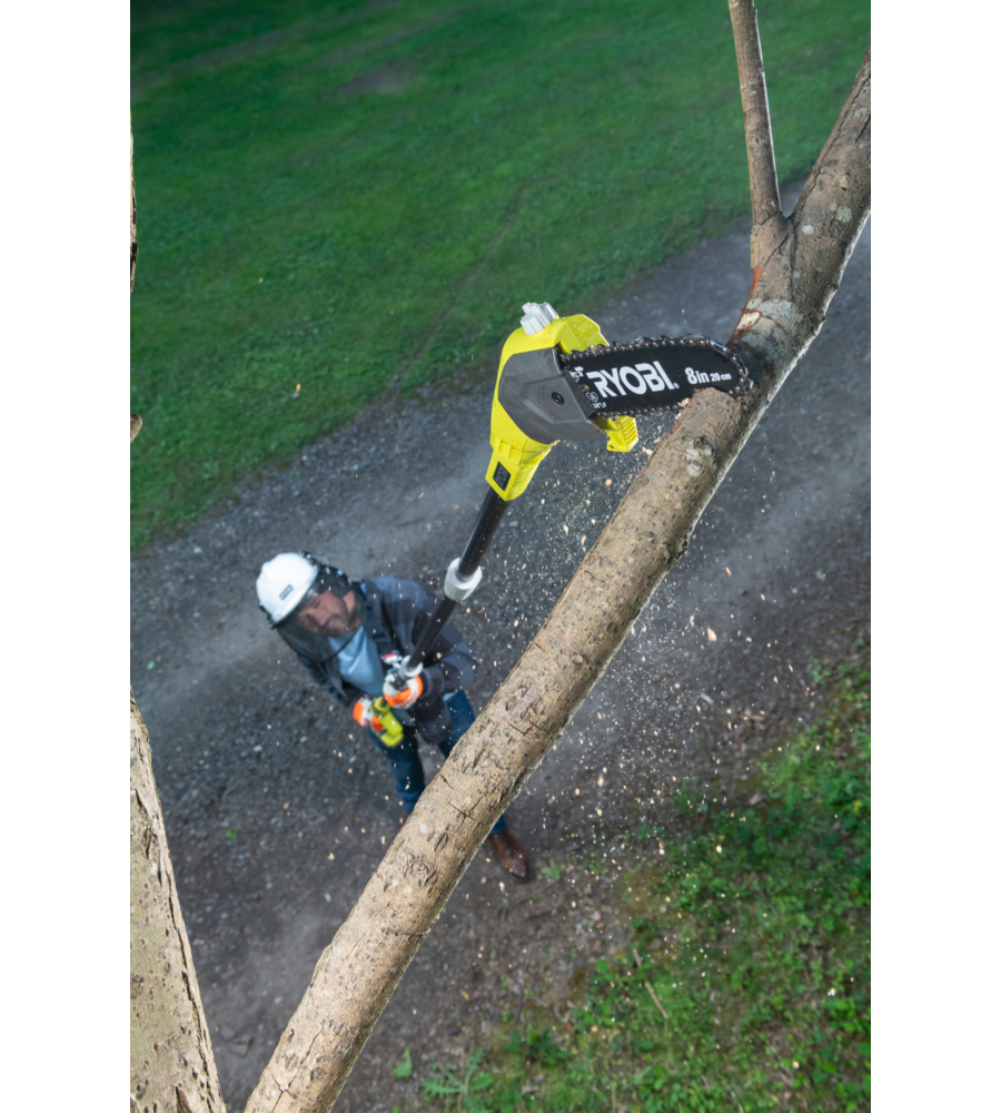 POTATORE A CATENA TELESCOPICO A BATTERIA RYOBI "OPP1820" BARRA 20 CM 18V, SOLO CORPO MACCHINA